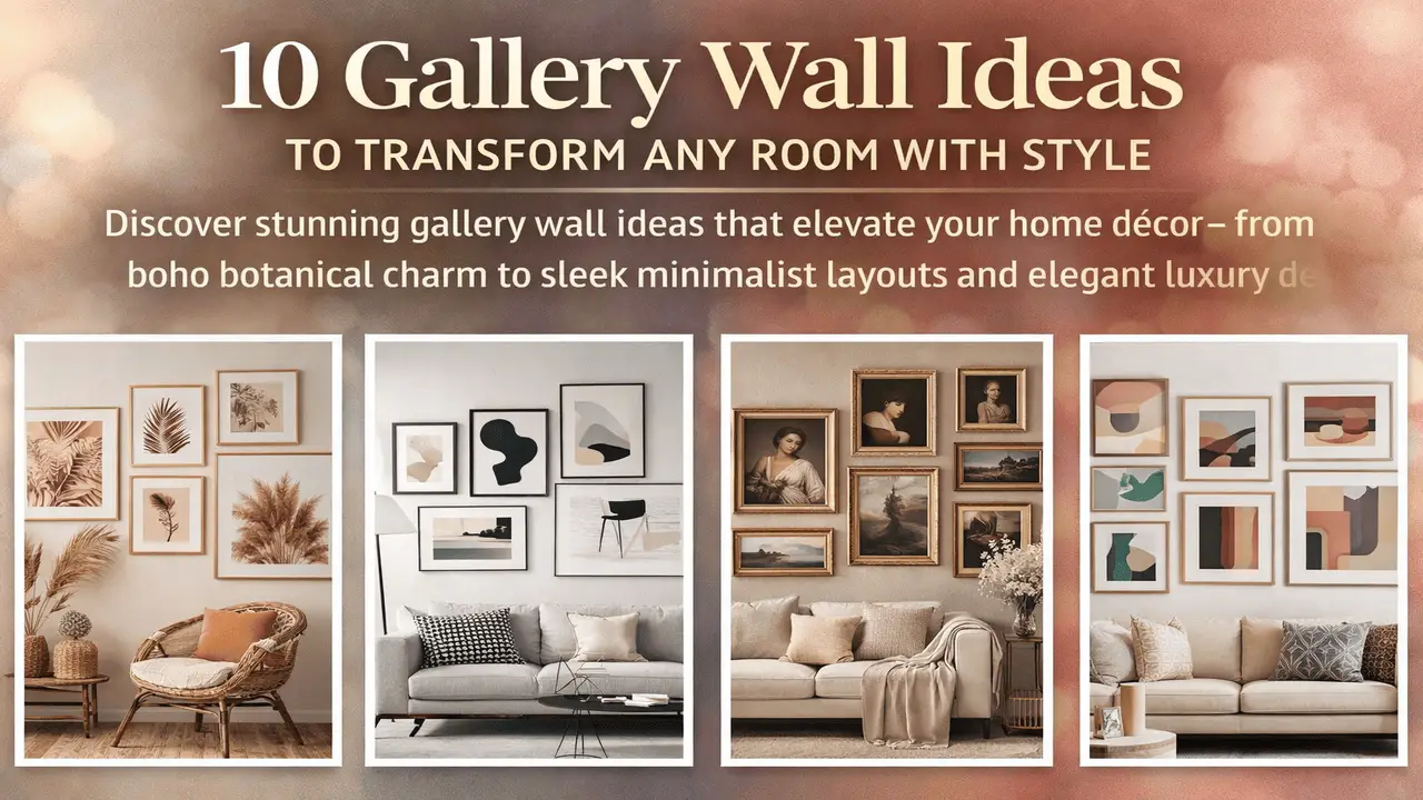10 Gallery Wall Ideas to Transform Any Room With Style
