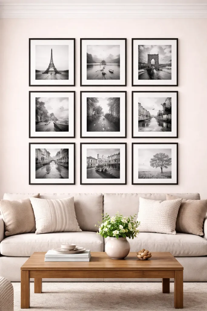  Black-and-White Photography Gallery Wall for a Modern Look