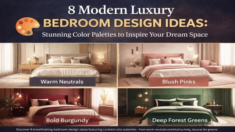 Modern Luxury Bedroom Design Ideas Stunning Color Palettes to Inspire Your Dream Space