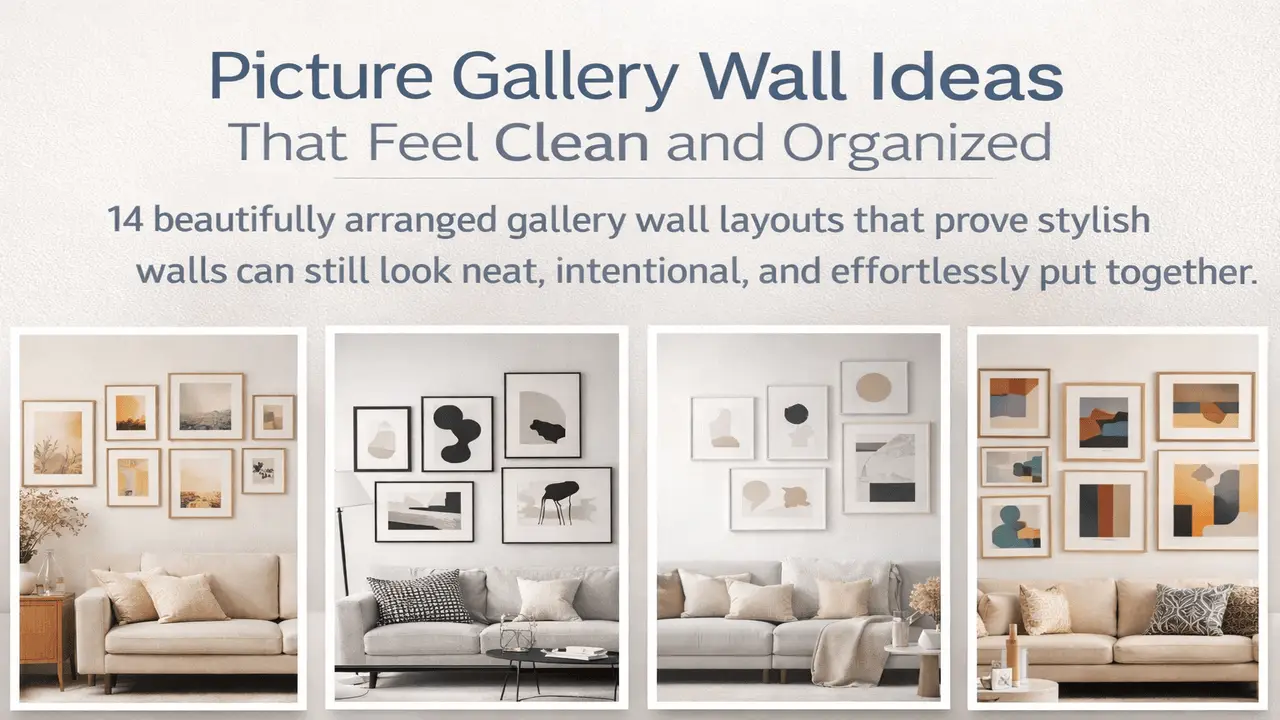 Picture Gallery Wall Ideas That Feel Clean and Organized