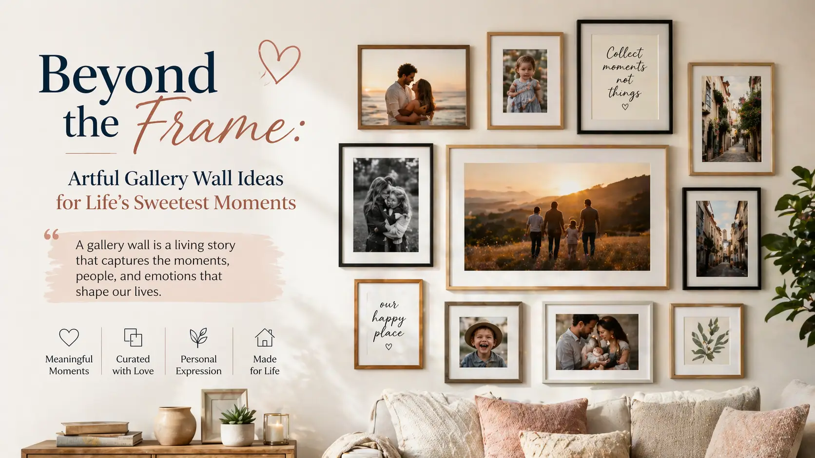 Artful Gallery Wall Ideas for Life’s Sweetest Moments