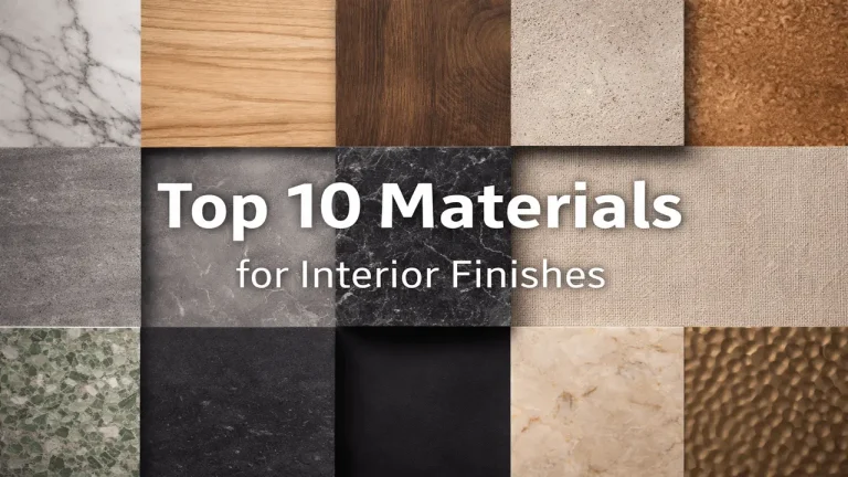 Top 10 Materials for Interior Finishes The Ultimate Guide to Creating Beautiful Spaces