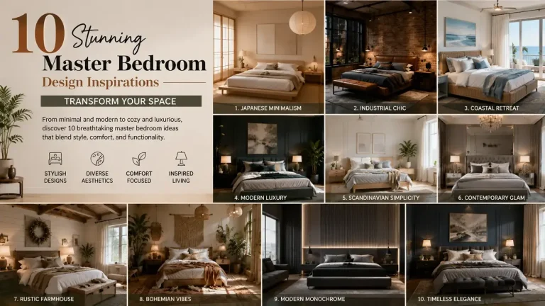 Master Bedroom Design Inspirations to Transform Your Space