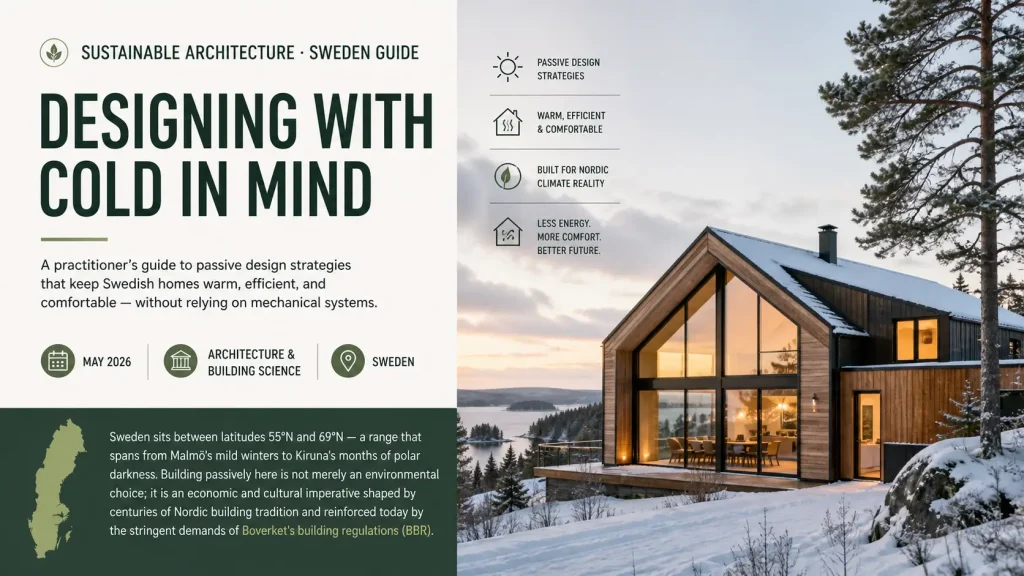 Designing with Cold in Mind -Sustainable Architecture · Sweden Guide