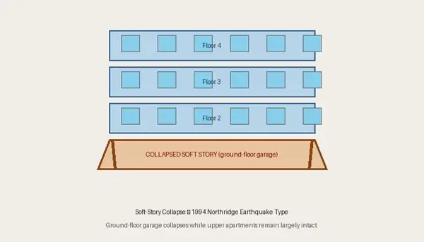 Why buildings collapse during earthquakes
