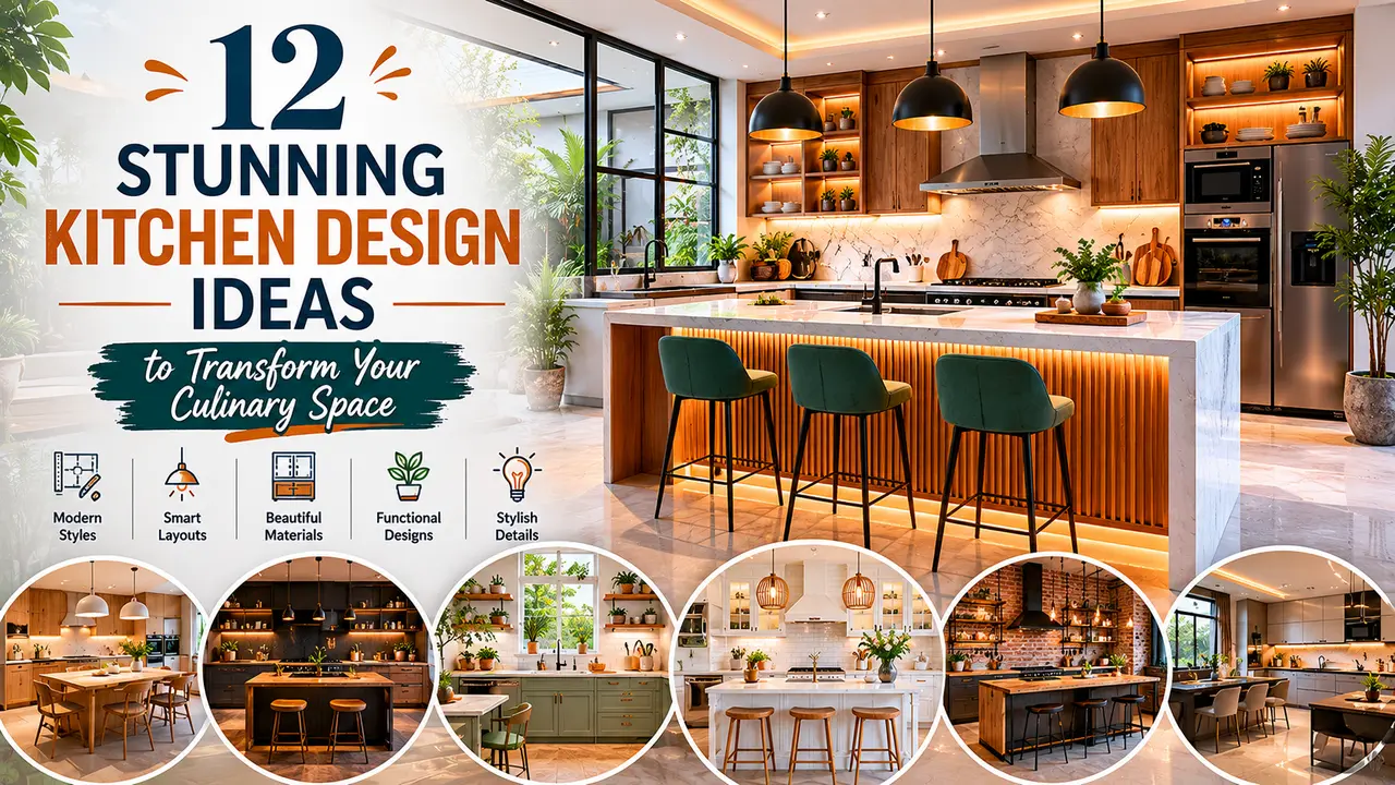 12 Stunning Kitchen Design Ideas to Transform Your Culinary Space